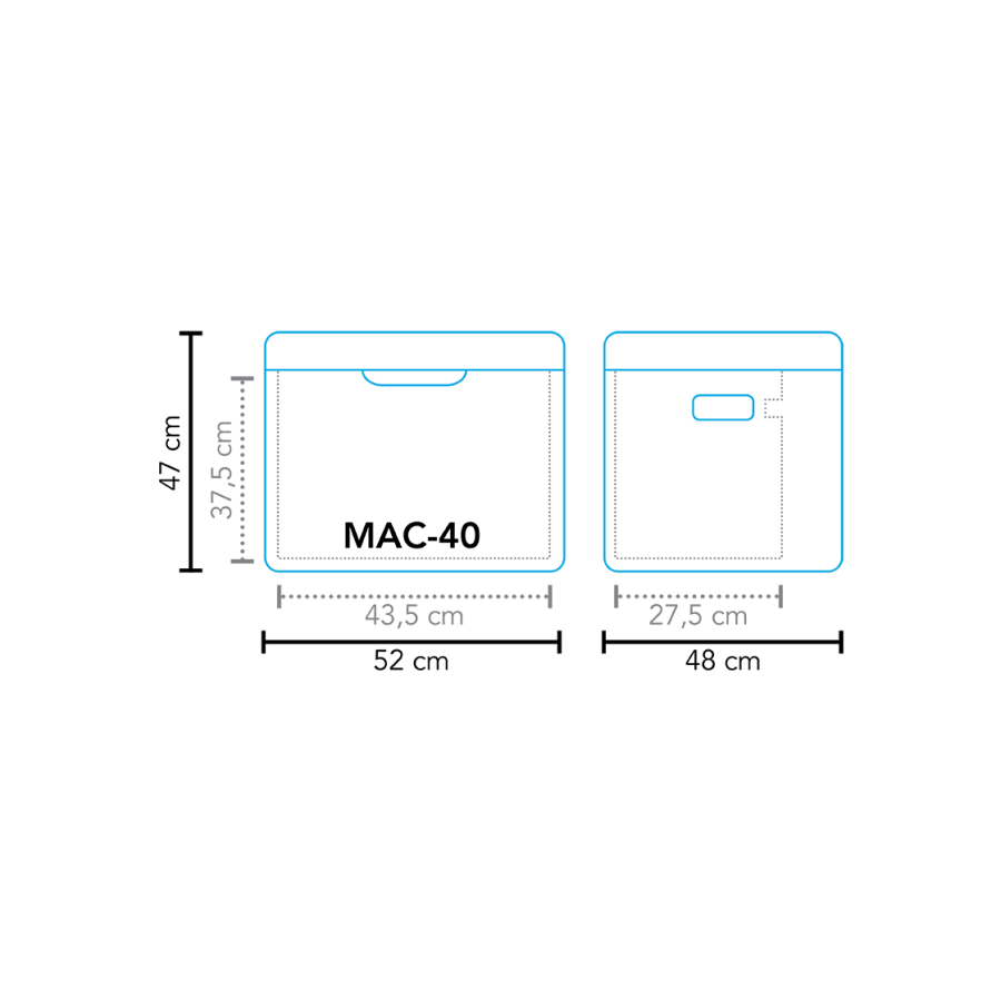 Cool box absorption MAC-40 AC/DC, 30mbar